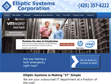 Tablet Screenshot of ellipticsystems.com